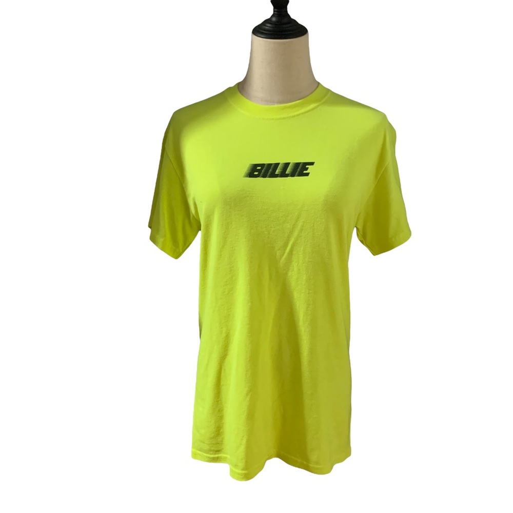 BILLIE EILISH Neon Yellow T-Shirt Size S